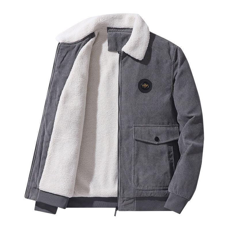 CORDUROY LAMBSKIN JACKET JACKET