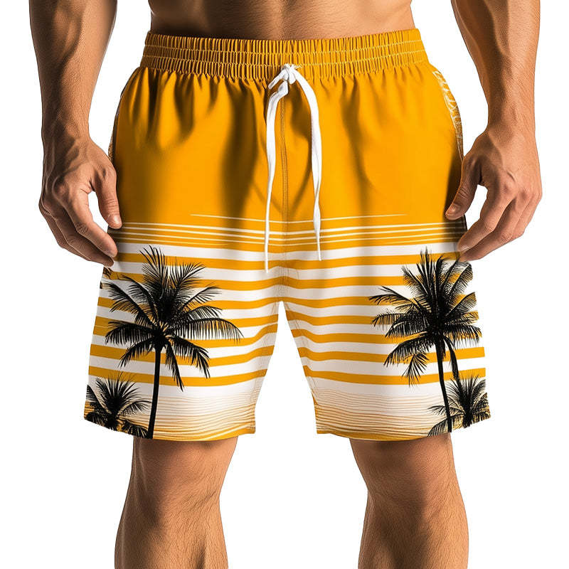 Men's Holiday Print Beach Shorts