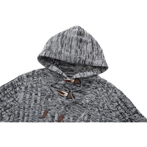 Men's Slim Fit Long Sleeve Knit Hoodie