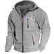 Men's Hoodie Full Zip Hoodie Fleece Hoodie