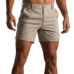 Klassische, lässige Slim-Fit-Shorts für Herren