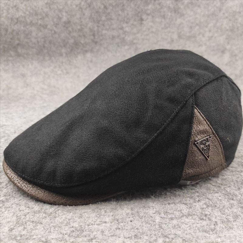 Herren Retro Herbst und Winter Warme Baskenmütze