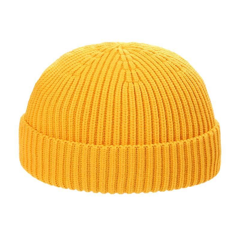 Gorro de lana cálido de punto para exteriores para hombre, para otoño e invierno. 
