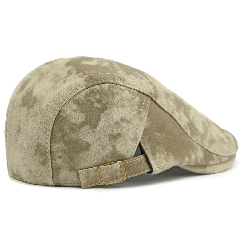 Men's British Retro Tie-dye Beret Hat