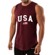 USA FLAG  MOISTURE WICKING ESSENTIALS TANK TOP