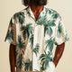 Men's Spring Fashion Fresh Printed Short Sleeve Shirt