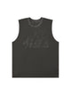 Washed Flame Letters Street Rap Vest