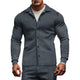 Men's Casual Twill Lapel Single Breasted Long Sleeve Shirt Jacket
