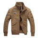 Men's Vintage Zip-Up Bomber Jacket