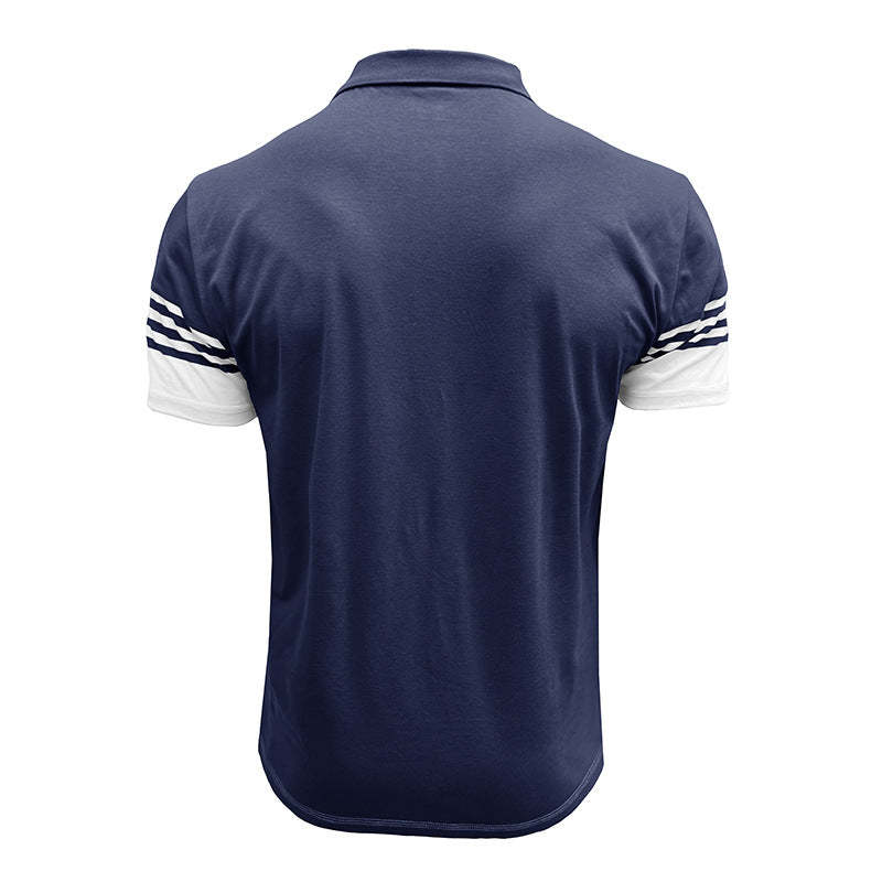 Men's Casual Striped Short Sleeve POLO Shirt MTA1882C7X