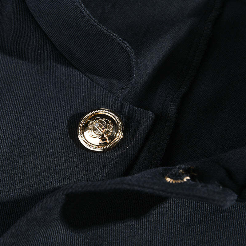 Men's Vintage Casual Solid Lapel Button Jacket 85705875TO