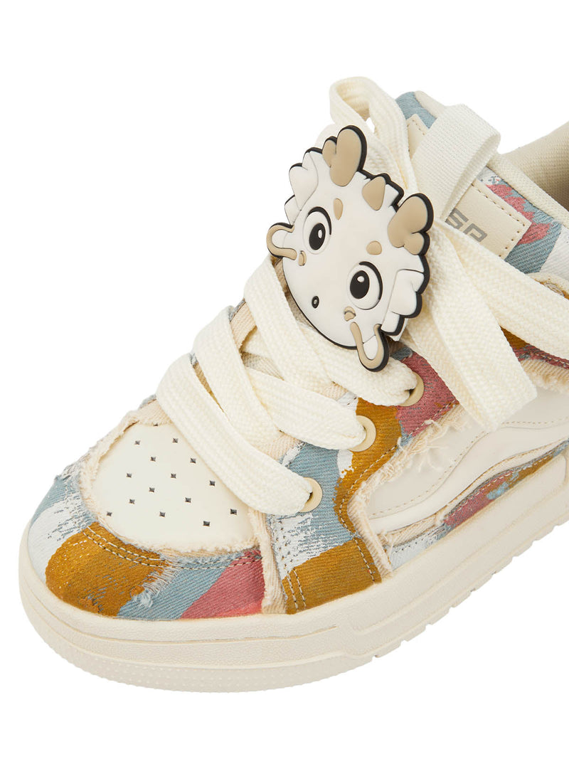 Cute Dragon Series Tassel Sneakers