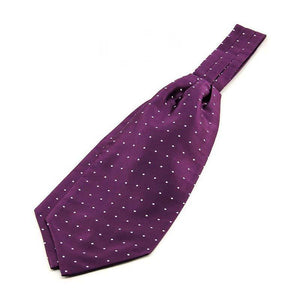 Camisa clásica vintage para hombre con bufanda Ascot