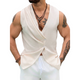 Men's Fashionable V-Neck Solid Color Tank Top