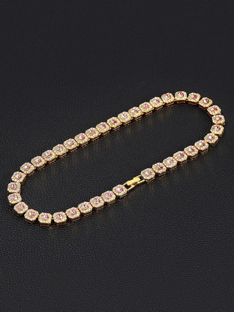 Round Diamond Cuban Necklace