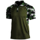 CAMO FLAG RAGLAN GRAPHIC POLO SHIRT