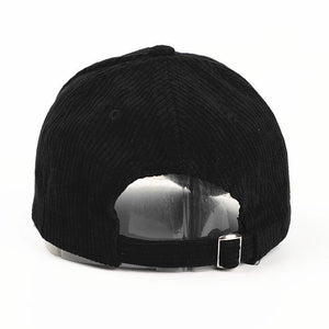 Gorra de pana informal retro para hombre