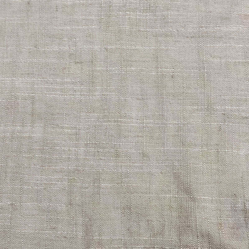 Camisa informal de lino con solapa bordada y manga larga suelta para hombre