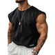 Men's Solid Color Outdoor Round Neck Sports Tank Top