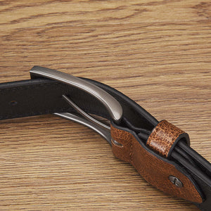 Men's Retro All-match PU Leather Pin Buckle Belt