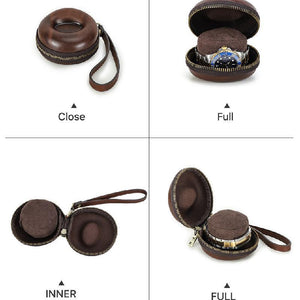 Bolsa práctica y portátil para guardar relojes de hombre