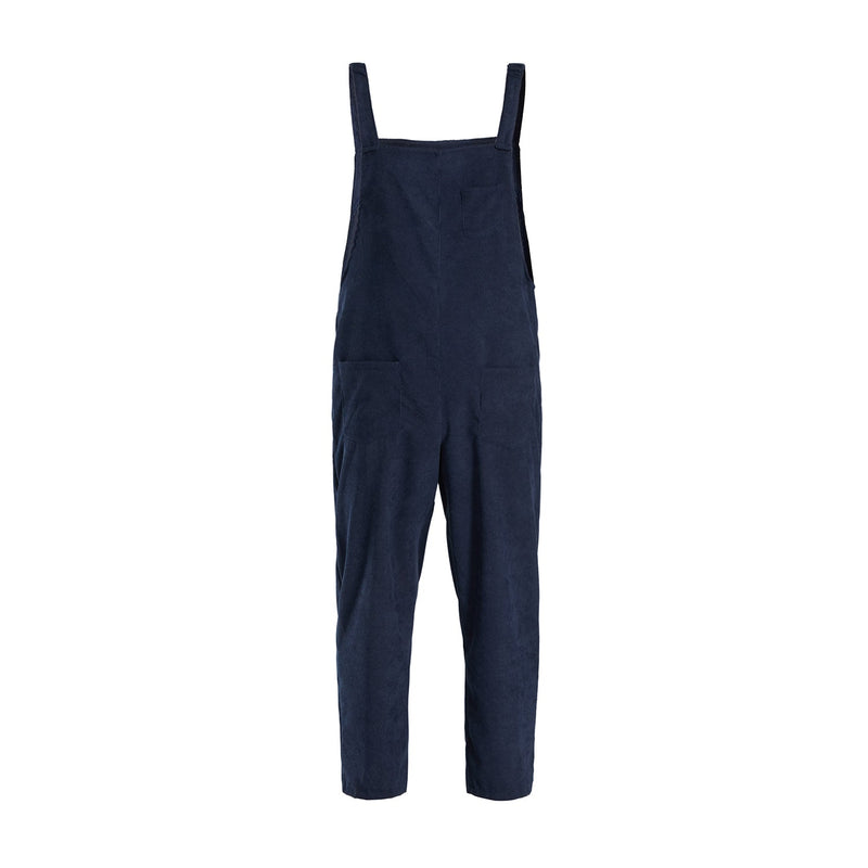 Corduroy Bib Cargo Overalls- Men's