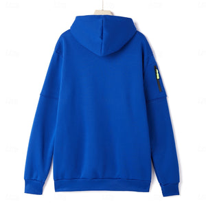 Sudadera con capucha y cremallera completa para hombre Sudadera con capucha de forro polar