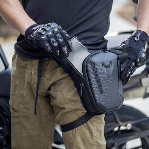 Bolsa impermeable para piernas y cintura para ciclismo al aire libre y motocicleta para hombre