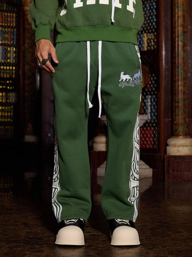 Street Badge Embroidery Pattern Tracksuit