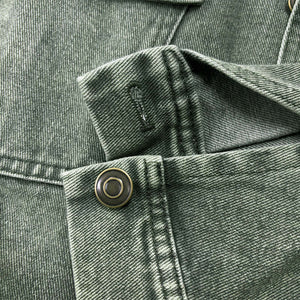 Men's Distressed Denim Jacket