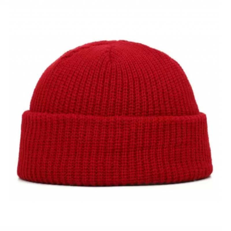 Gorro de lana cálido de punto para exteriores para hombre, para otoño e invierno. 