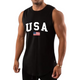 USA FLAG  MOISTURE WICKING ESSENTIALS TANK TOP