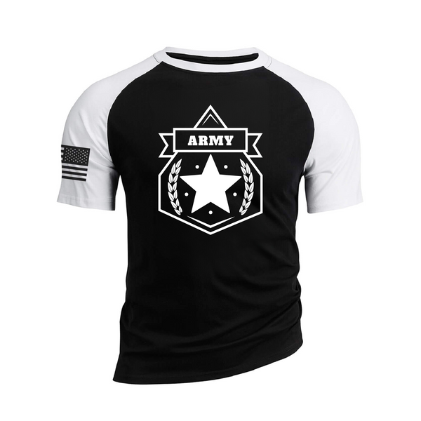 STAR ARMY  COTTON GRAPHIC TEE