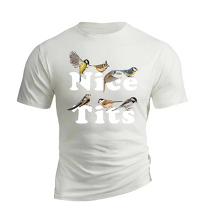 Baumwoll-T-Shirt mit „Nice Tits“-Grafik