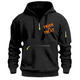 HALLOWEEN  CASUAL SPORTS MULTI ZIPPER ARM POCKET MEN'S SWEATSHIRT HOODIE