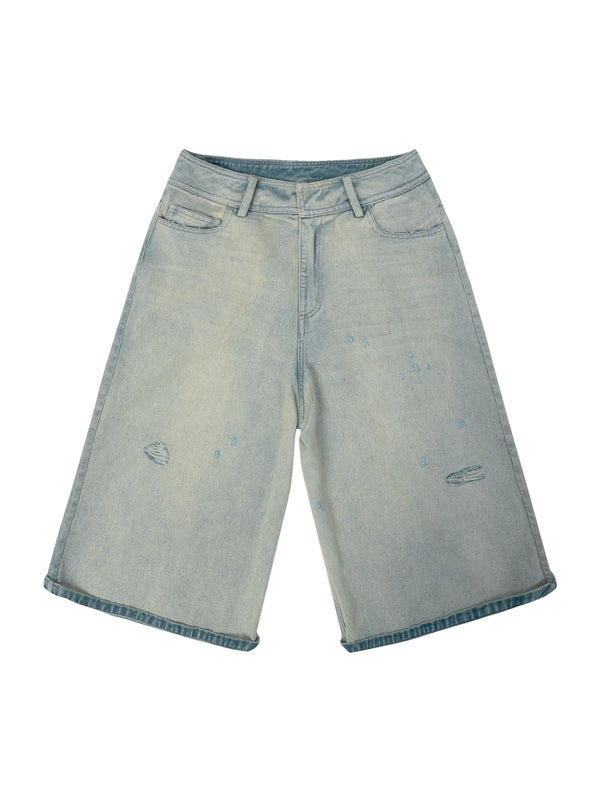 Retro Cropped Summer Denim Hip-hop Jorts