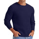 Herren-Strickpullover mit Waffelmuster und Rundhalsausschnitt