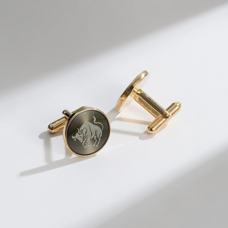 Men's Classic Business Suit Shirt Copper Cufflinks