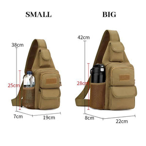 Bolso bandolera clásico informal para exteriores para hombre