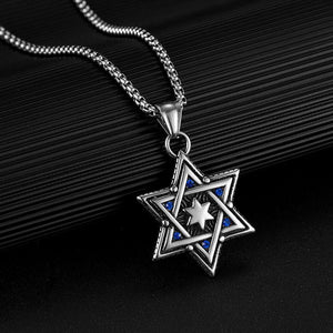 Retro Casual Six-pointed Star Necklace
