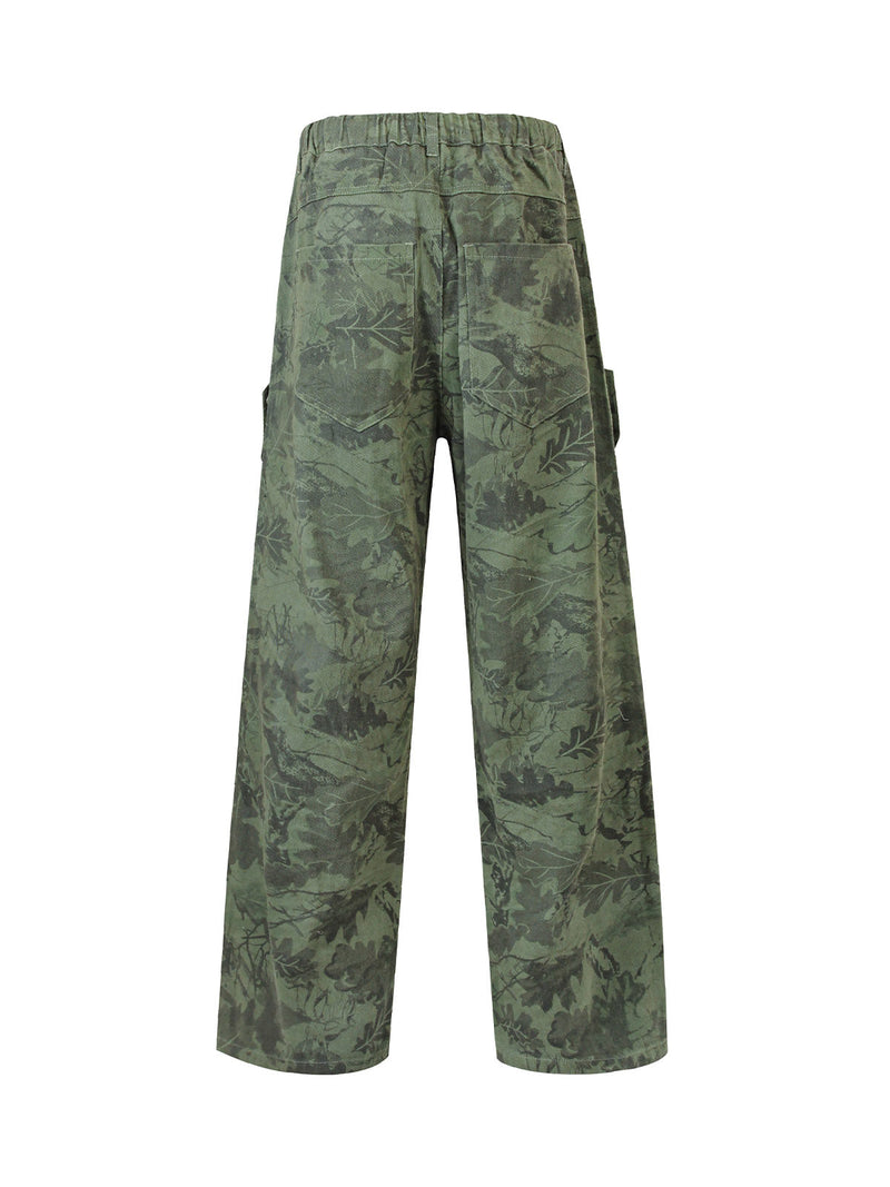 Camouflage Multi-Pocket Cargo Pants