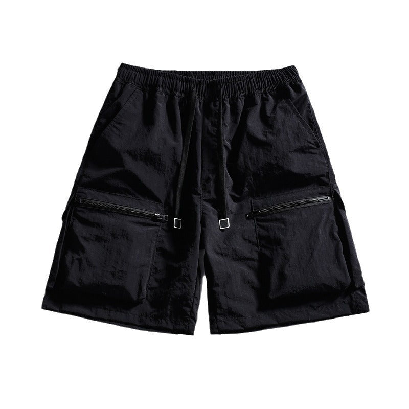 ICE SILK SPORTS SHORTS LIGHT AND THIN QUICK DRYING LOOSE SPORTS AND CASUAL CARGO SHORT