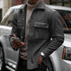 Men's Solid Color Lapel Single Breasted Jacket 94960602X