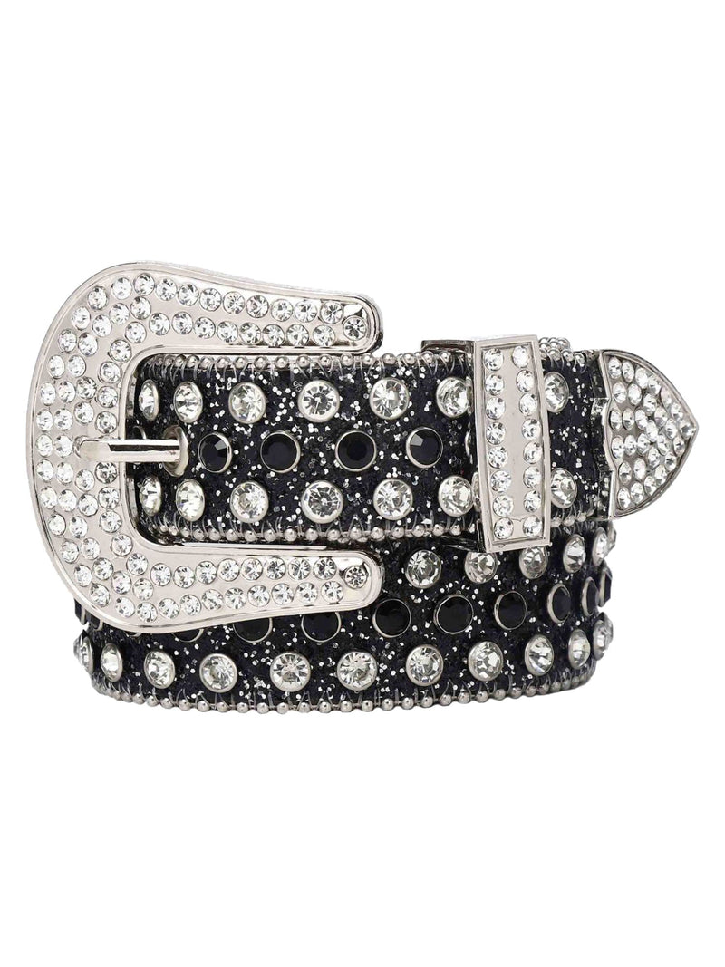 Studded Rhinestone Hip Hop Belt