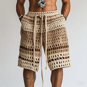 Herren Holiday Braided Beach Shorts