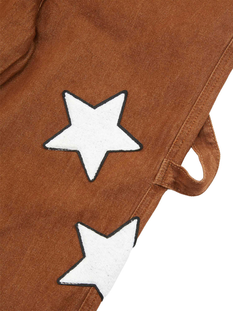 American Retro Embroidered Five-pointed Star Jeans