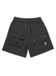 Pantalones cortos multibolsillos personalizados con diseño de patchwork urbano 