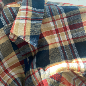 Camisa clásica informal de manga larga a cuadros de corte entallado para hombre