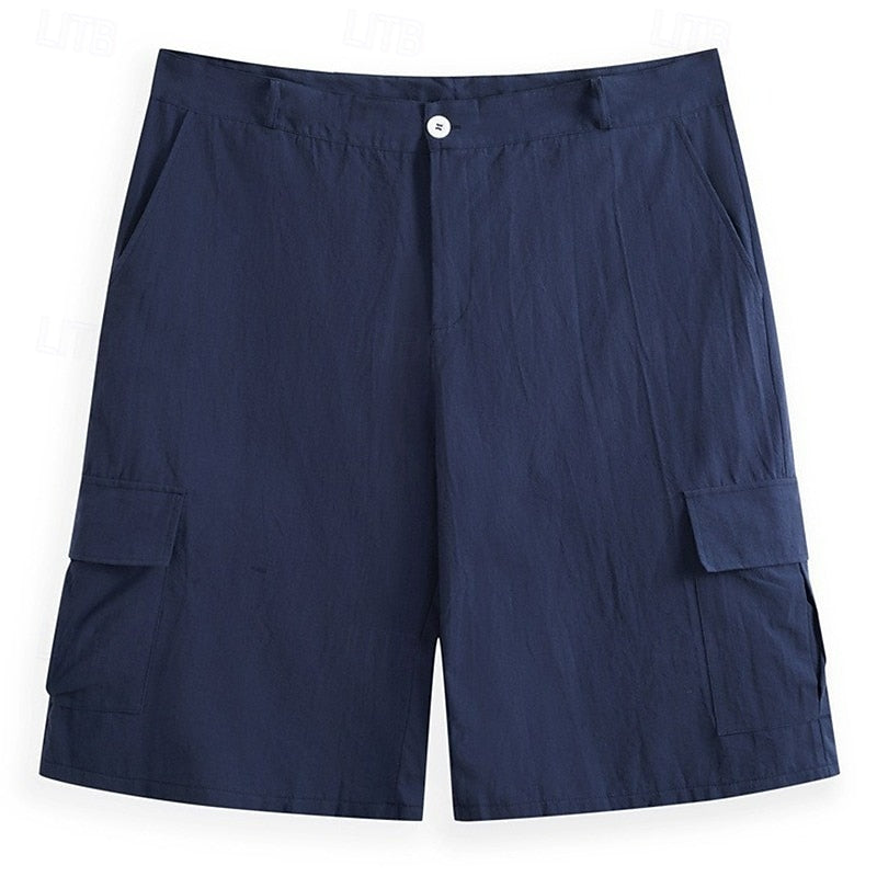 Men's Cargo Shorts With Multiple Pockets