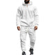 Men's Loose Sports Hooded Sweatshirt And Pants Set